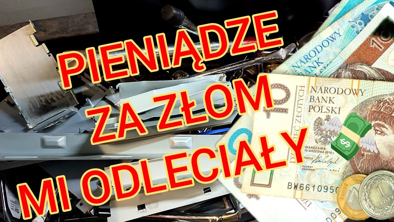 Pieniądze za złom porwał wiatr