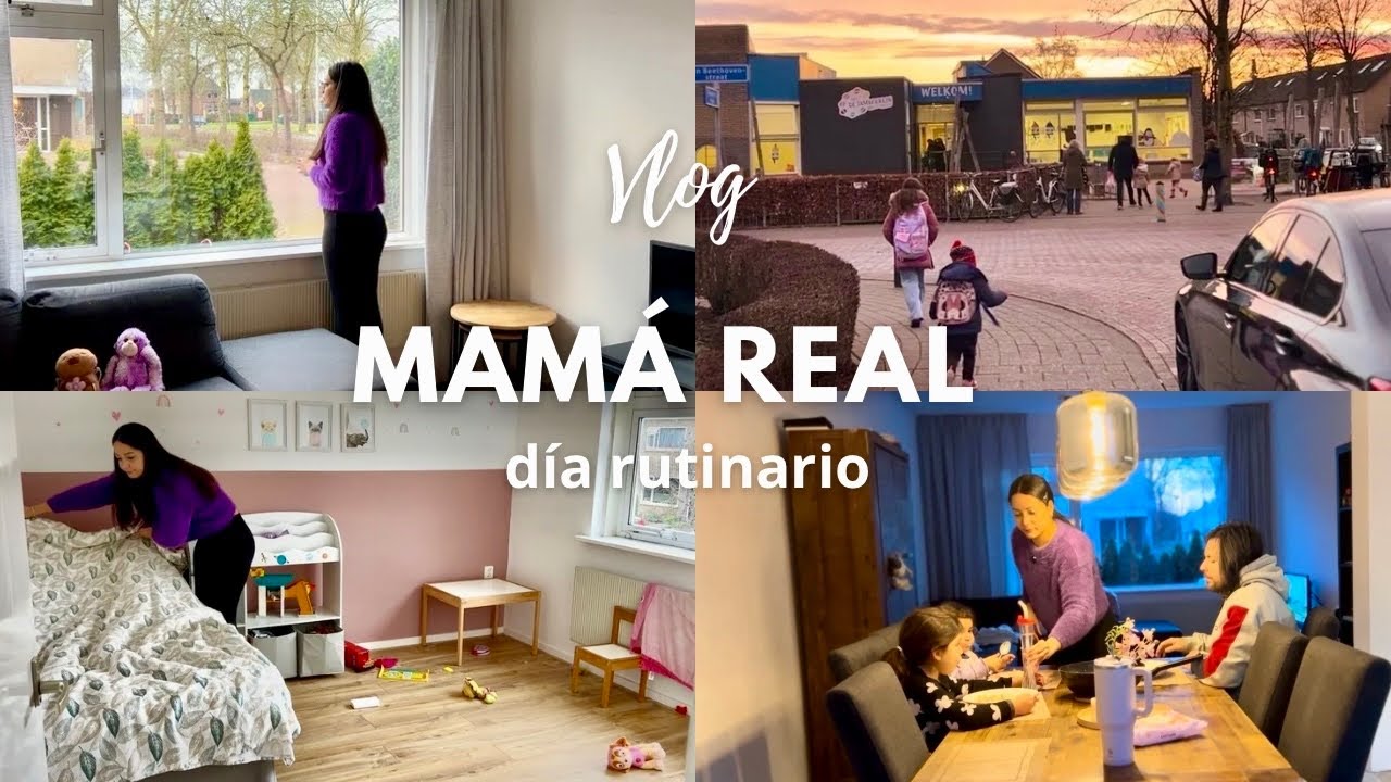 MI VIDA EN HOLANDA 🇳🇱 | Un día normal siendo mamá de dos : casa & cena 