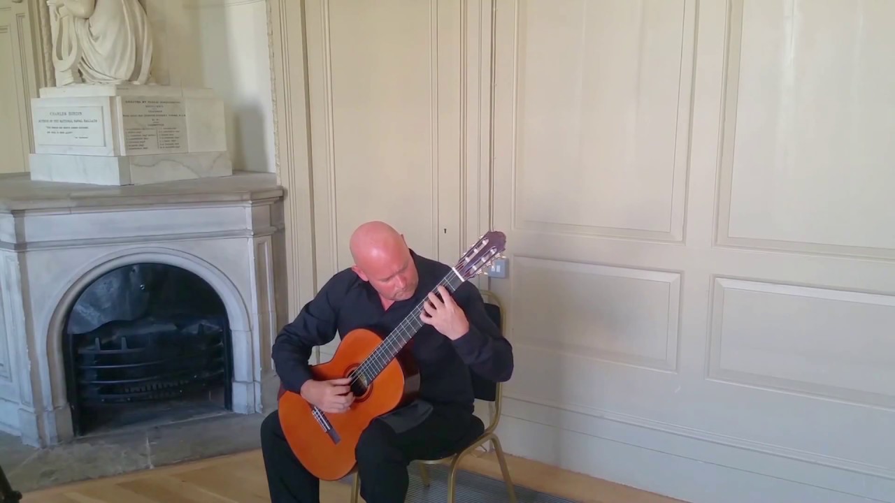 Bach Aria, Die Seele ruht in Jesu H&auml;nden BWV 127 arranged for guitar.