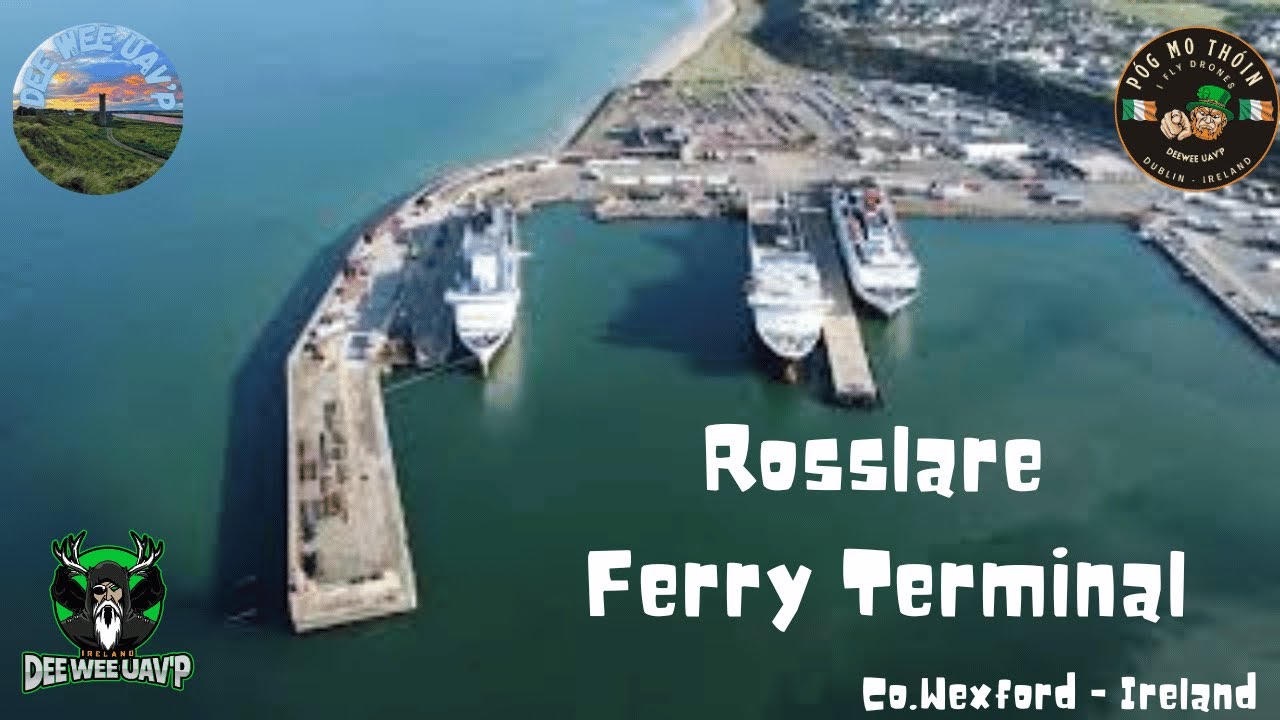 Aerial Exploration of Rosslare Harbor in Stunning 4K | Co Wexford | Ireland