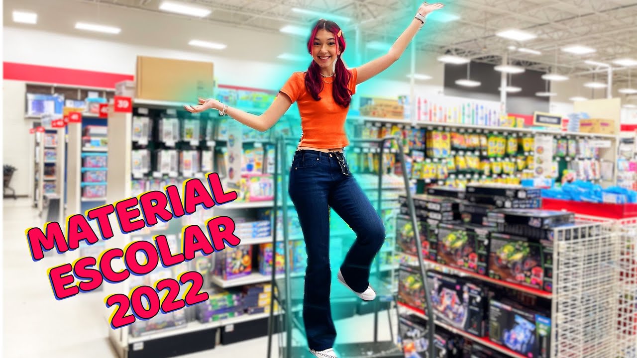 COMPRANDO MEU MATERIAL ESCOLAR 2022 NOS ESTADOS UNIDOS | Luluca