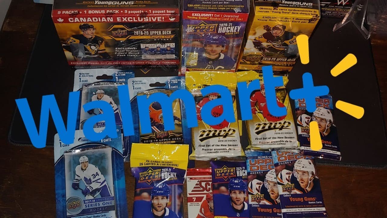 Biggest Walmart challenge!! Opening blaster and packs of hockey cards