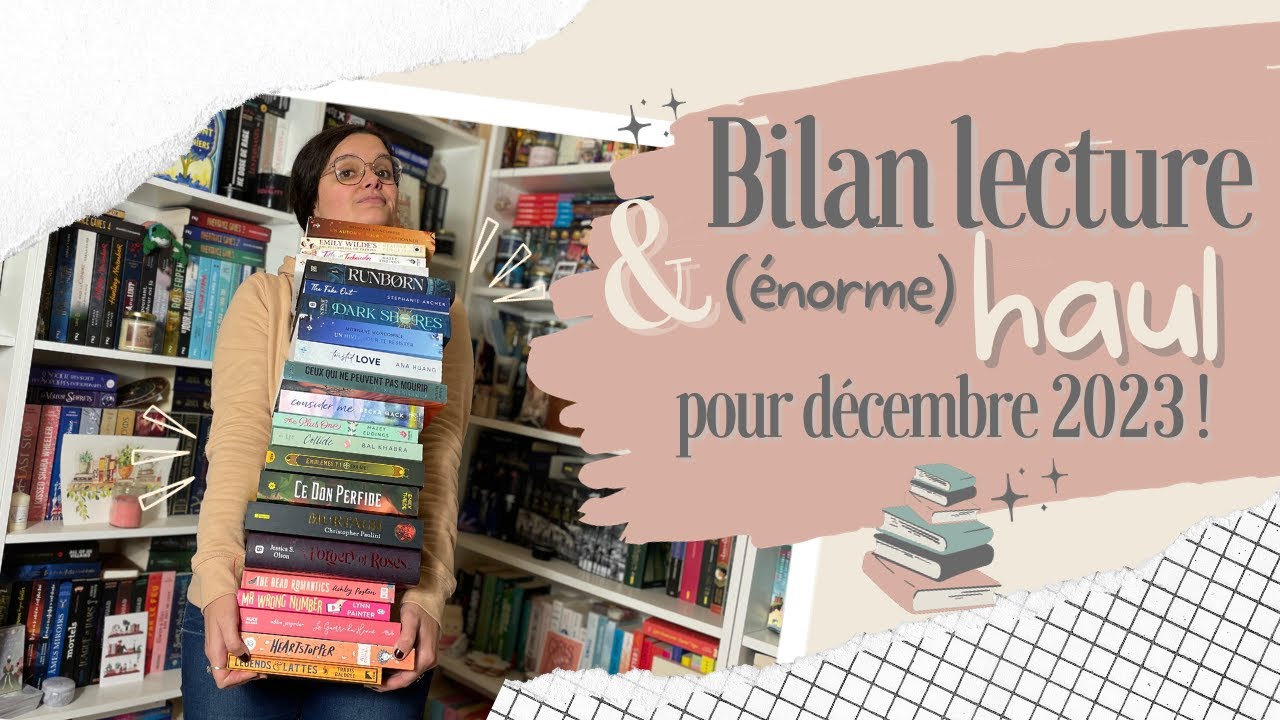 J'ai acheté 14 livres en décembre : c'est parti pour un (gros) haul et un petit bilan lecture ! 📚💸