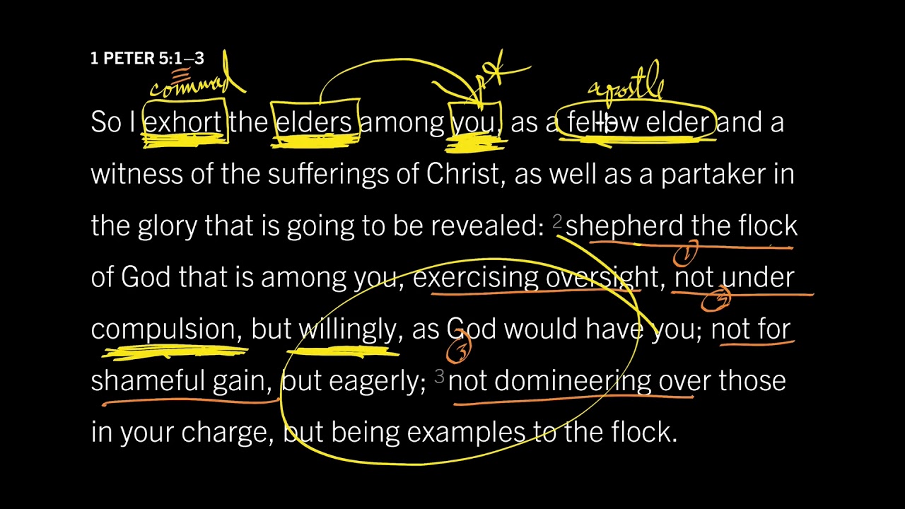 Practice What You Preach: 1 Peter 5:1