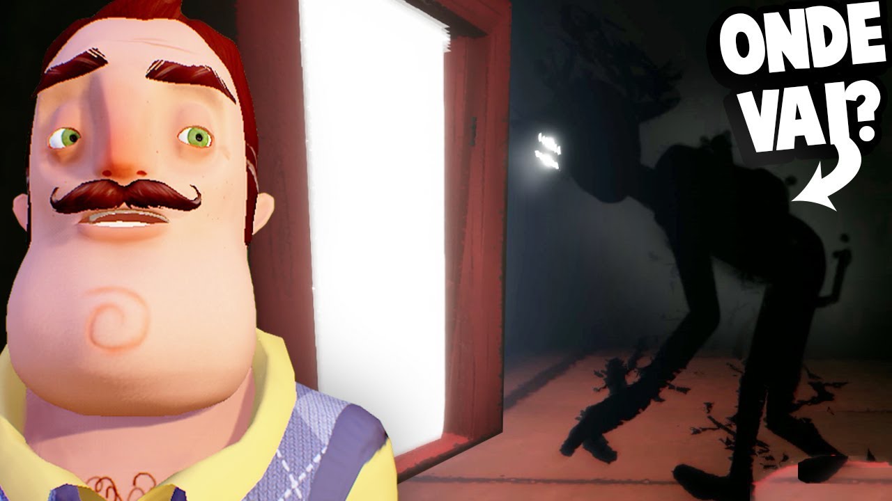 A SOMBRA MEXEU-SE!!! ONDE VAI?! A SOMBRA CONTROLA O VIZINHO! | Hello Neighbor (NOVO)