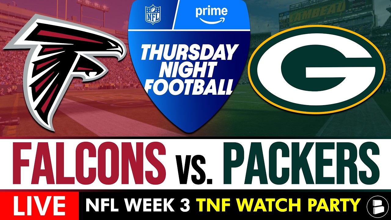 NFL Thursday Night Football LIVE: Falcons vs. Packers Stream, Free TNF Watch Party On Amazon Prime