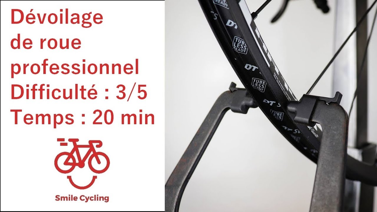 Dévoilage de roue professionnel (avec centreur de roue)