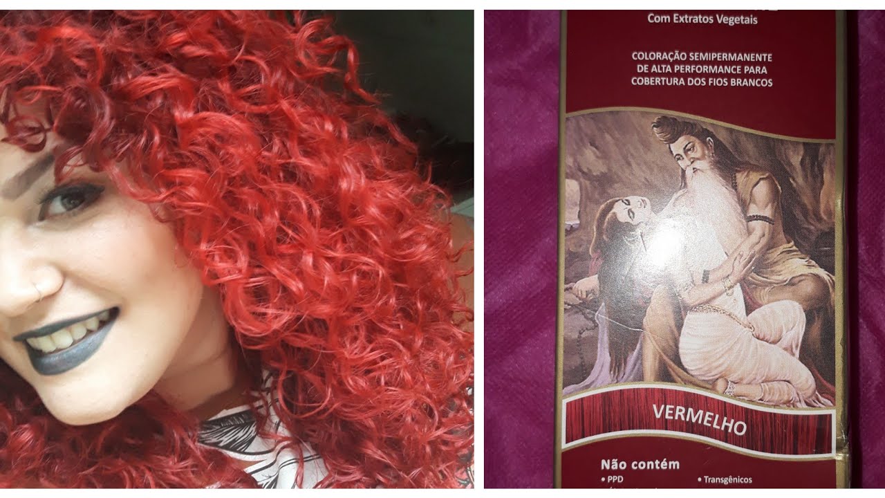 Henna Surya Brasil em Creme cor Vermelha vegana  (resenha)