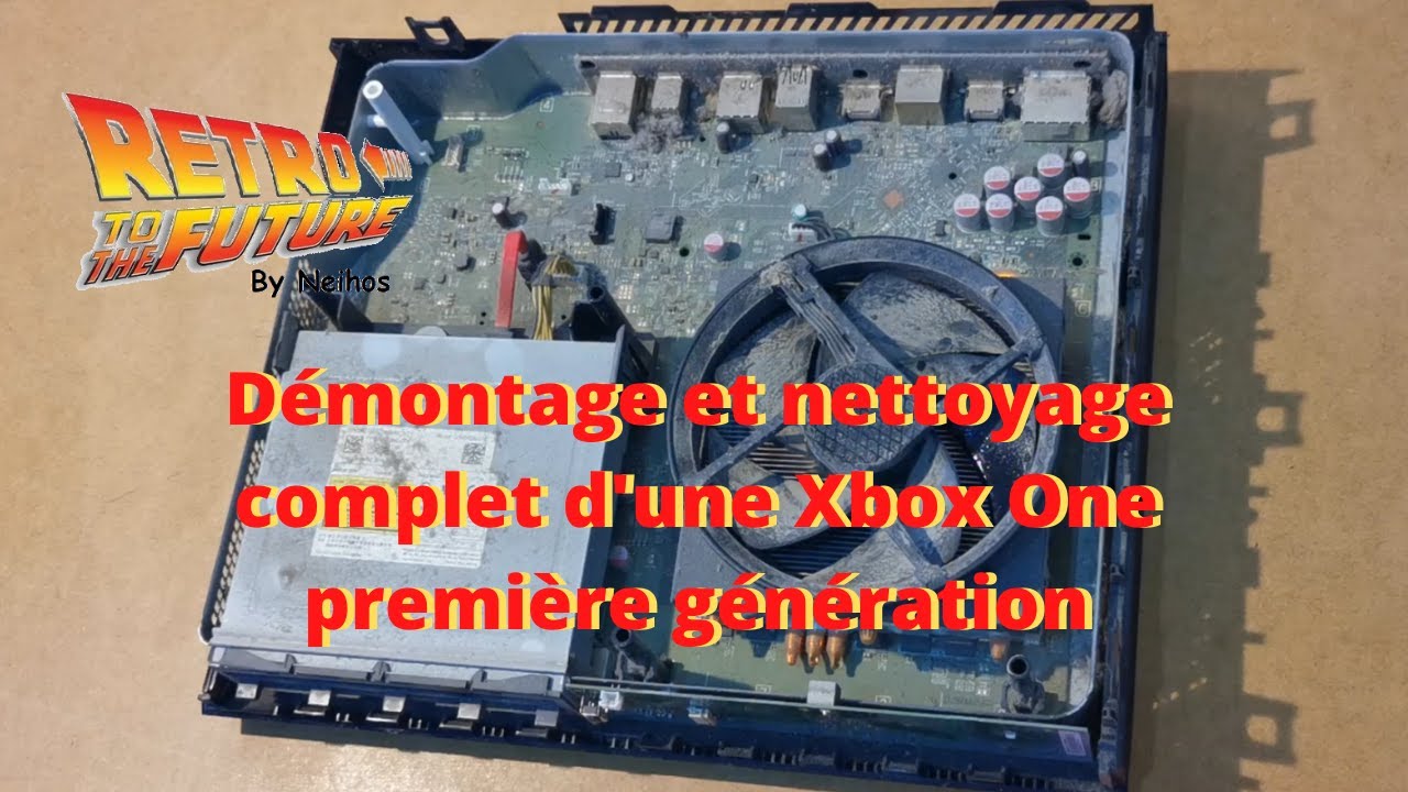 Полная разборка и чистка Xbox One 1-го поколения со сменой термопасты.