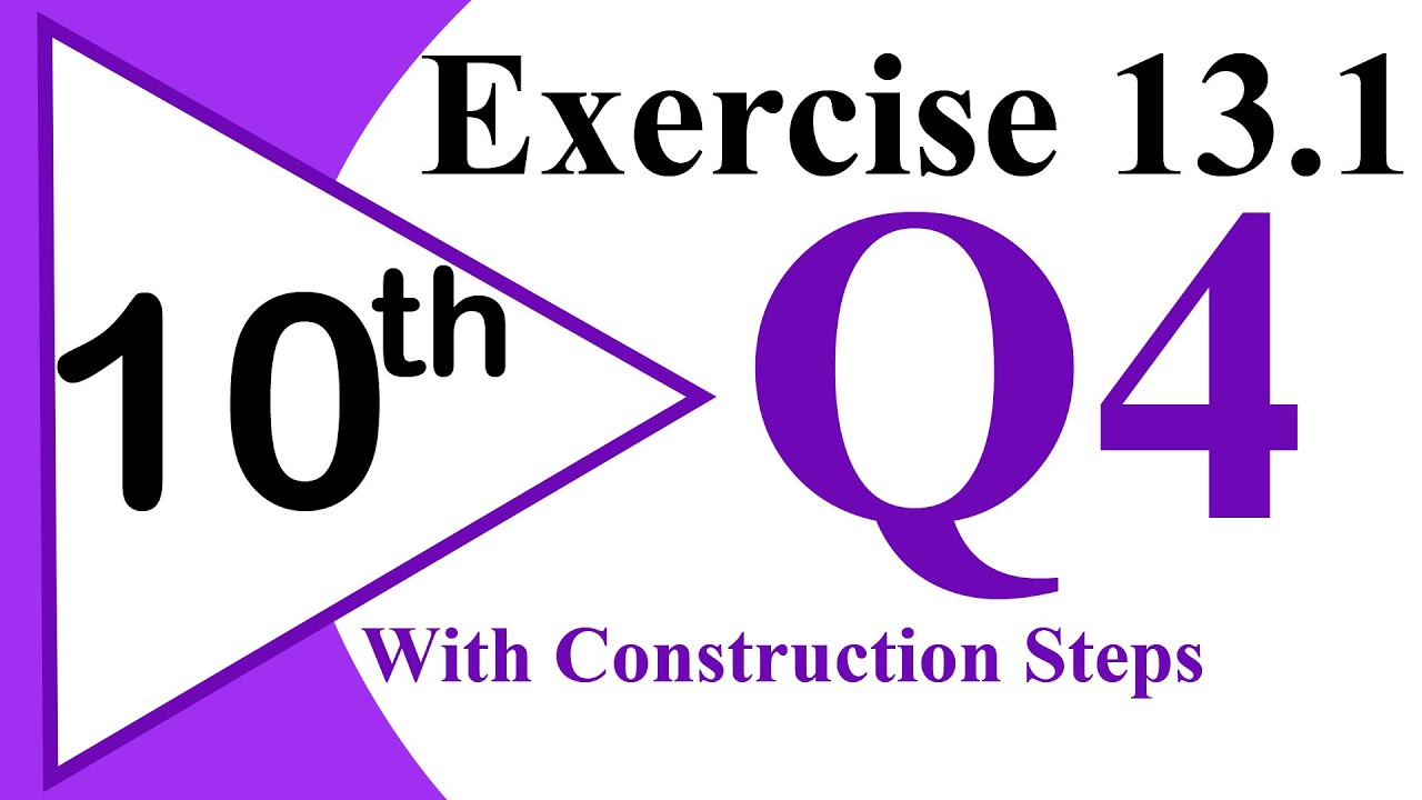 10-EXERCISE-13.1 Q4.For an Arc draw two perpendicular bisectors of chords of PQ and QR of this .....