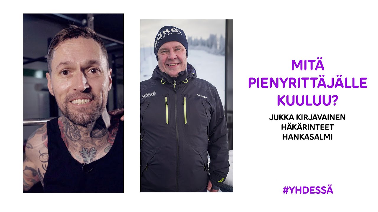 Mit&auml; kuuluu pienyritt&auml;j&auml;lle? HP Parviainen & H&auml;k&auml;rinteiden Jukka