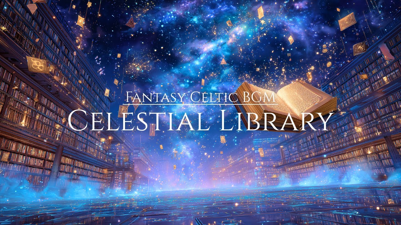 Fantasy Celtic BGM | Celestial Library and Rune of Eternal Starlight