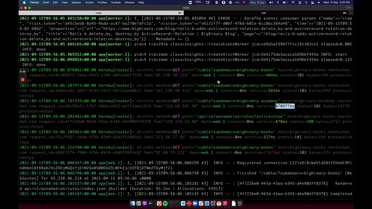 Reducing Memory Bloat of a Ruby on Rails application