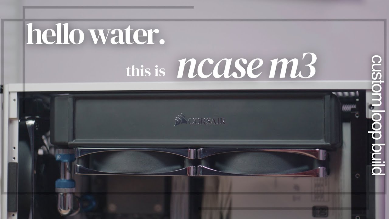 I top-mounted a 𝐓𝐇𝐈𝐂𝐊 rad in the NCase M3.