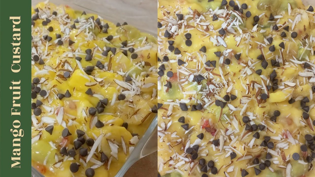 Mango Dessert | Mango Fruit Custard | Fruit Custard | Sweet Dessert | Fruit Dessert Recipe by rimi