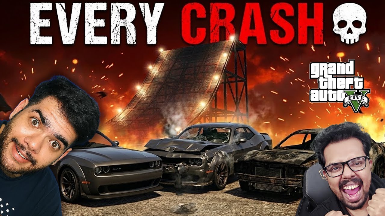 GTA 5: EVERY CRASH MAKES THE CAR WORSE 💀🔥