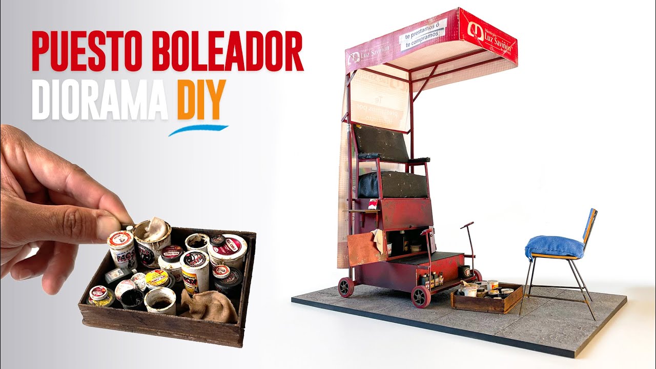 DIY | PUESTO DE BOLEADOR miniatura | Dioramas realistas