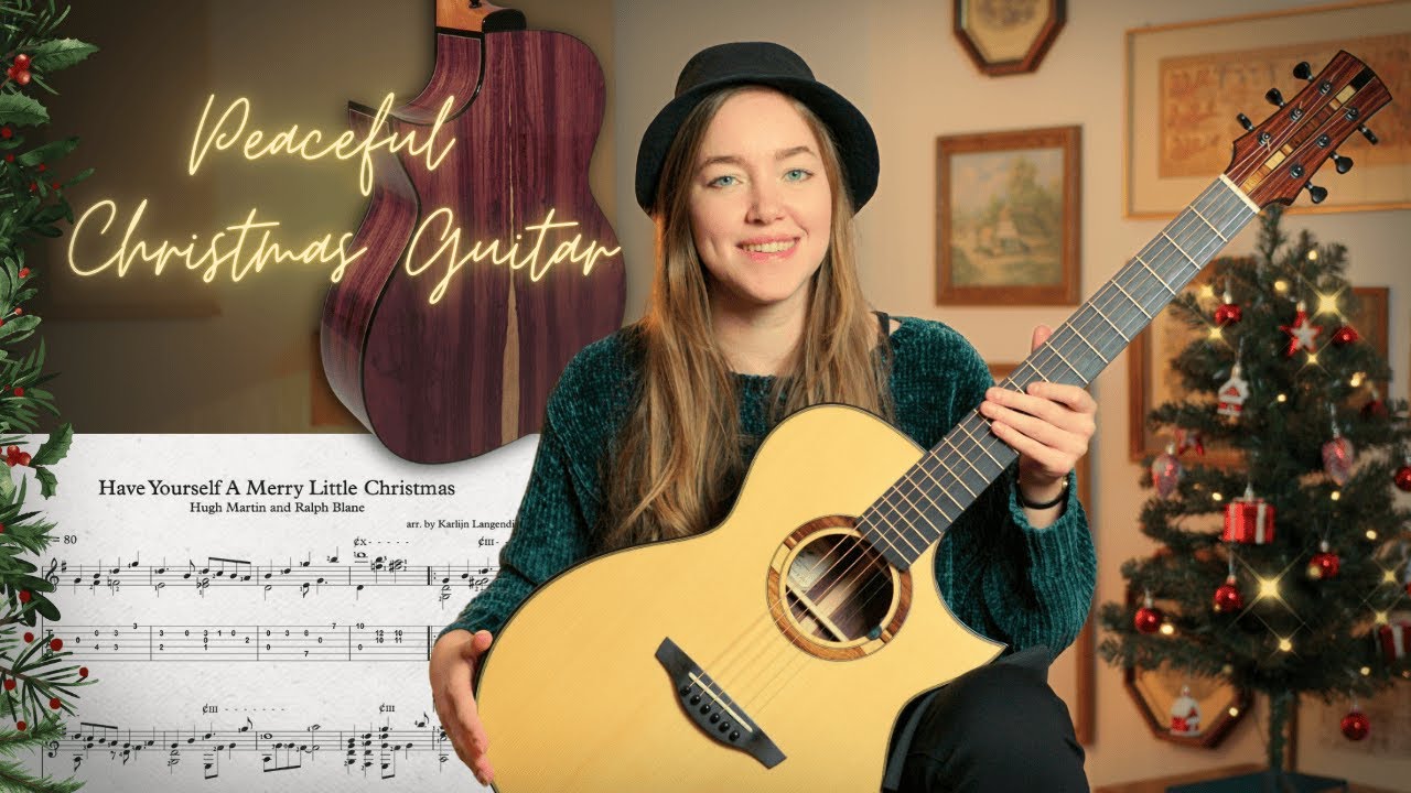 Have Yourself a Merry Little Christmas 🎄 Acoustic Fingerstyle Guitar (Urlacher Concert Cutaway)
