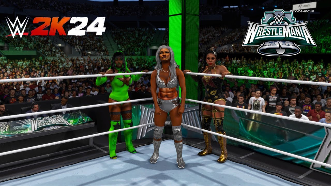 Full Match | WWE 2K24 - Damage CTRL Vs Jade Cargill, Bianca Belair & Naomi | Wrestlemania 40