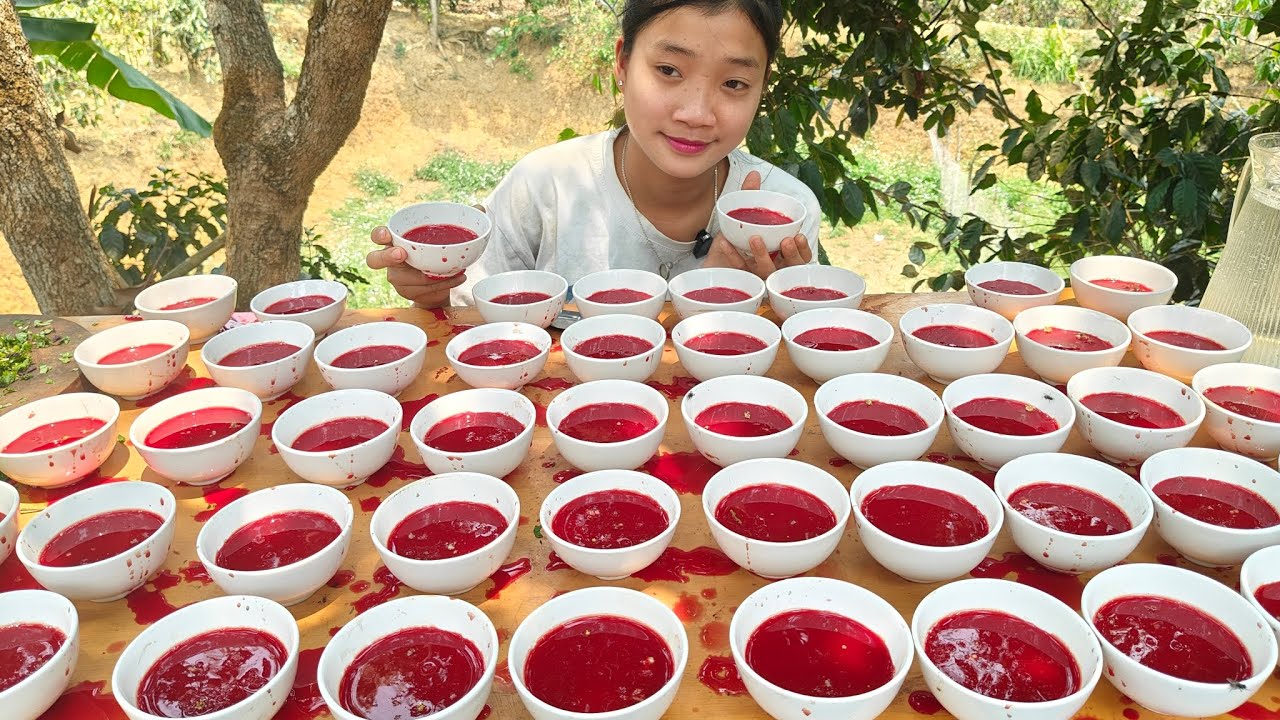 Cô Gái Ăn Hết 50 Bát Tiết Canh ( Chỉ 20 Phút ) Độc Lạ Khó Tin Nhưng Lại Có Thật