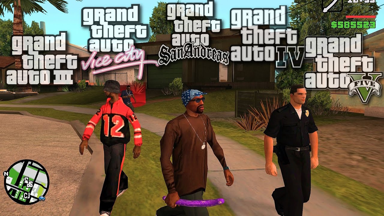 ВСЕ ПЯТЬ GTA ПОДРЯД - НИ ОДНОГО ПРОВАЛА МИССИИ И СМEPTИ (№28)