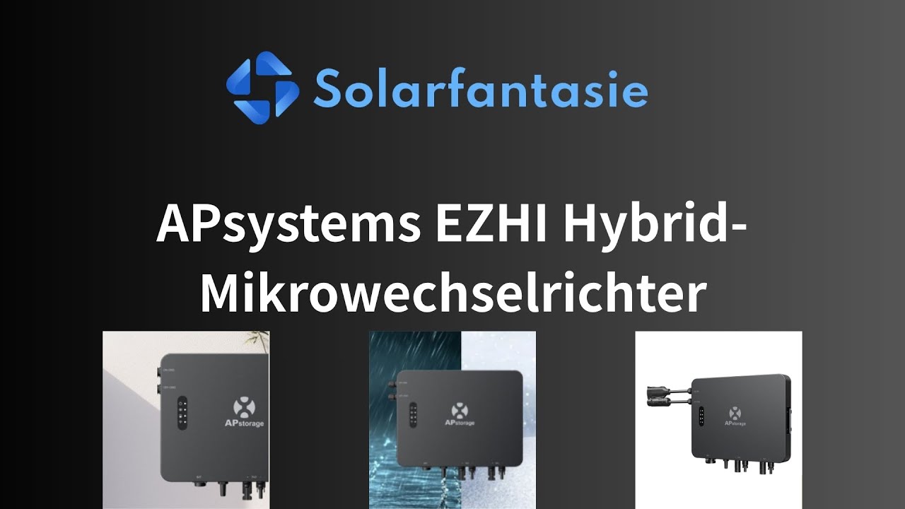APsystems | Installation des EZHI Einphasen Hybrid Mikro Wechselrichters für Speicher