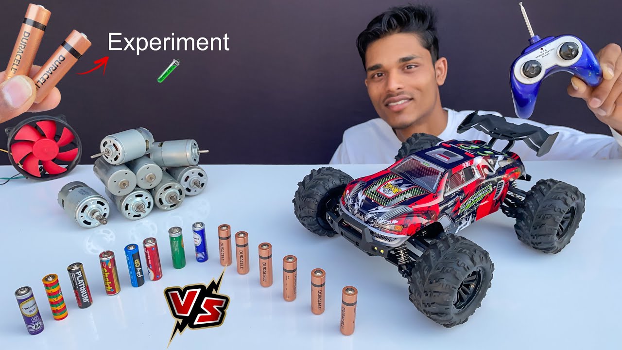 Remote Control Car + AA Duracell Battery VS Ordinary Zinc battery Drain test