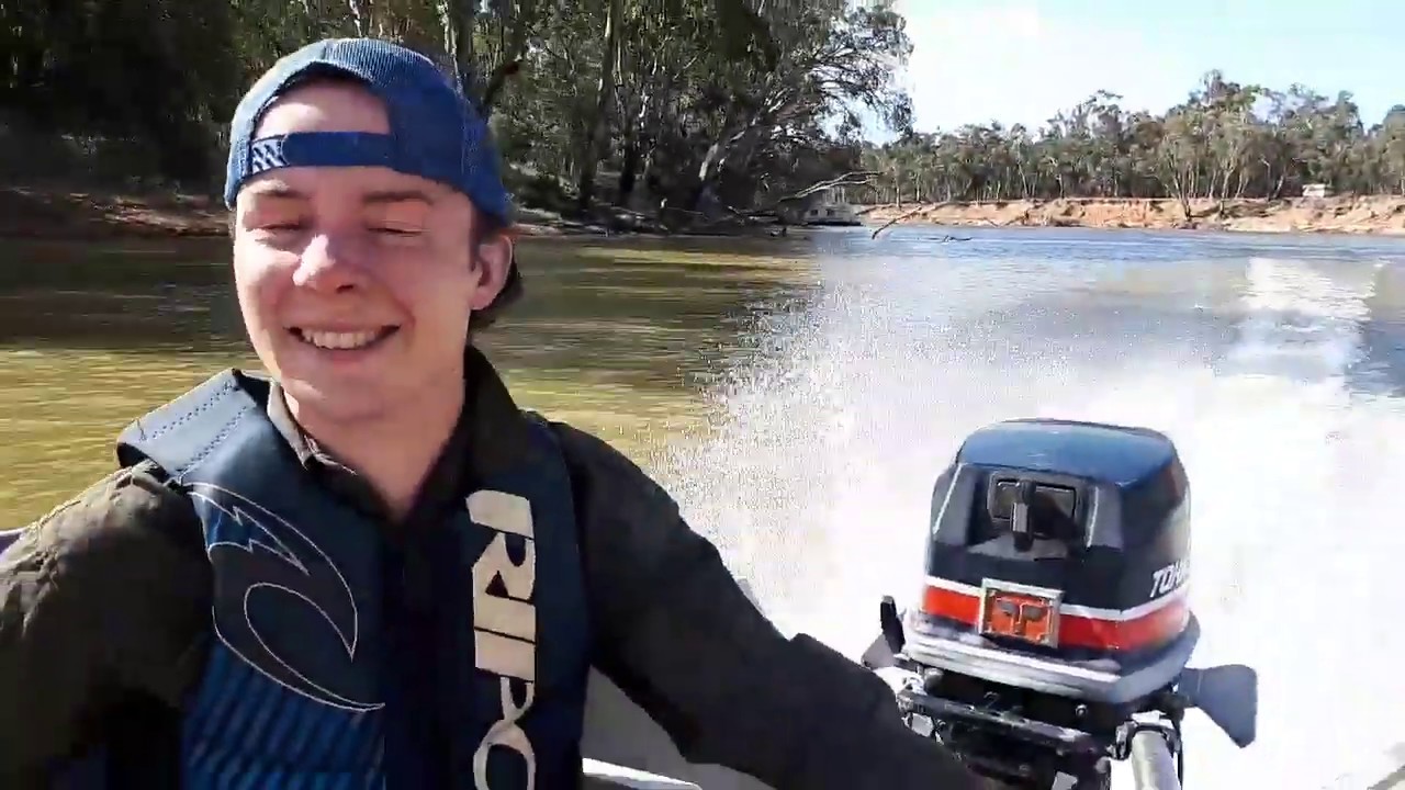 Speed runs in the race tinny and tuning