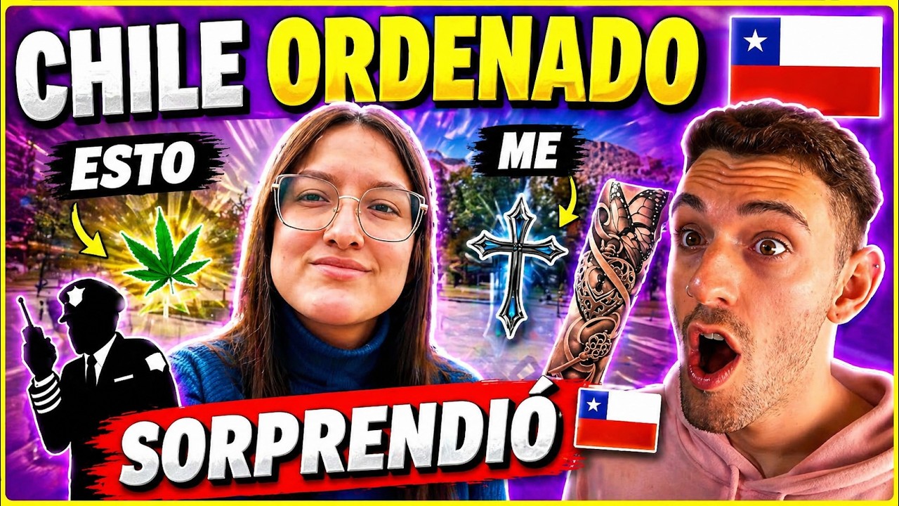 👉 COSAS que me SORPRENDIERON de CHILE😱 REACCION A CHILE