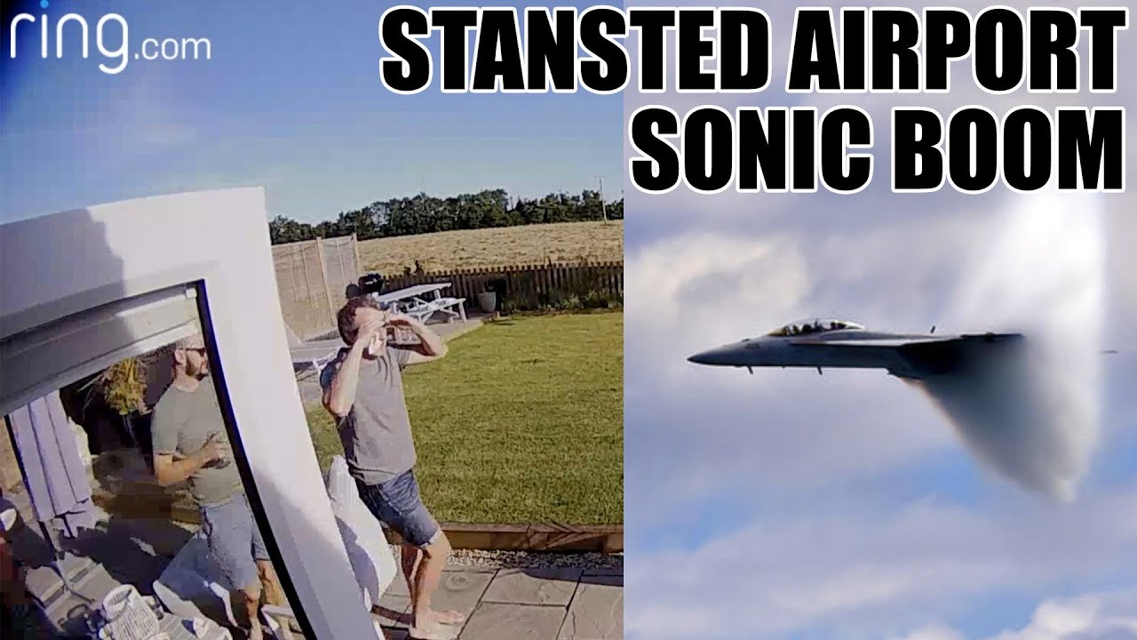 STANSTED SONIC BOOM HEARD NEAR AIRPORT!!!