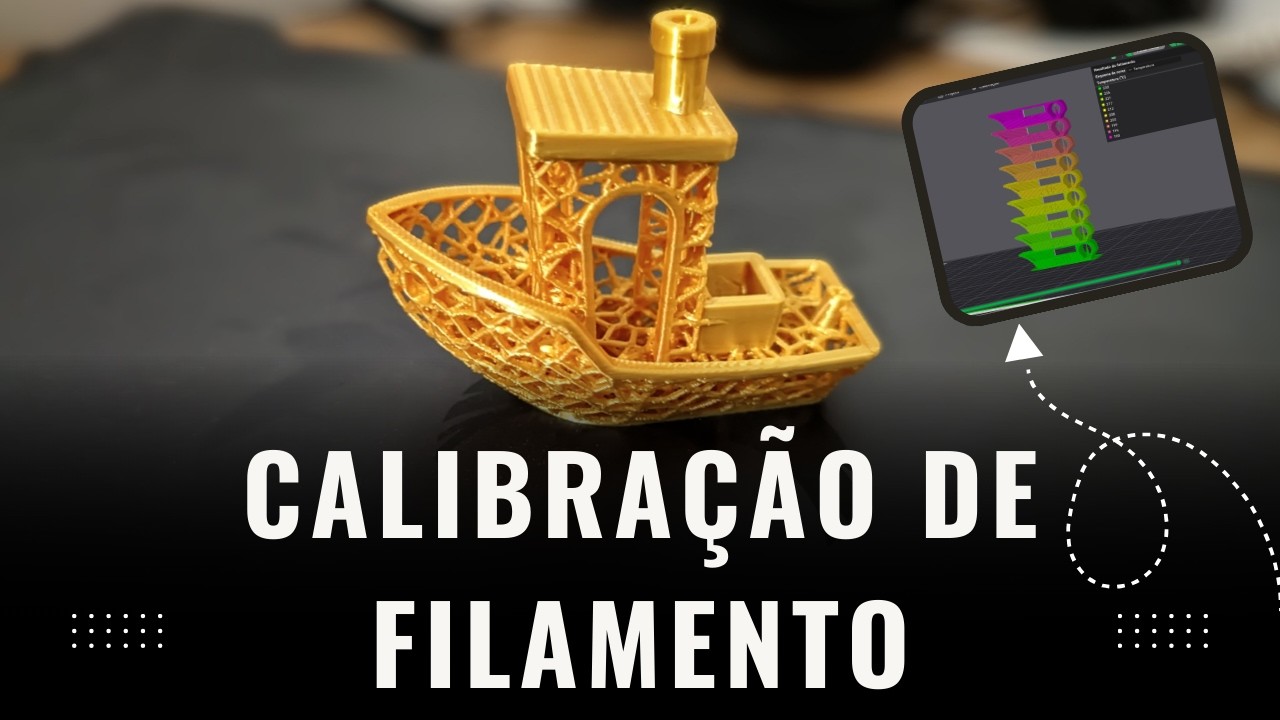 MELHOR maneira de CALIBRAR a temperatura do seu filamento