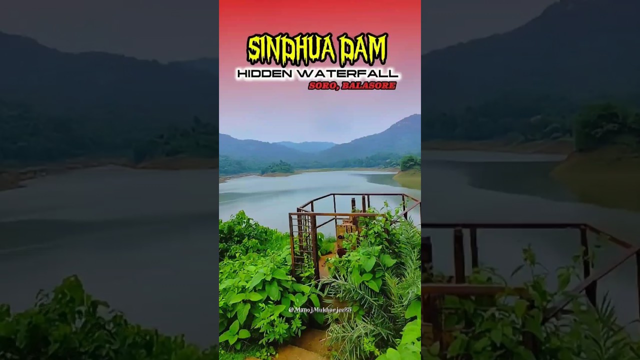 Explore SINDHUA Waterfall's Hidden Beauty in Balasore#shortsfeed #dam #viralshort