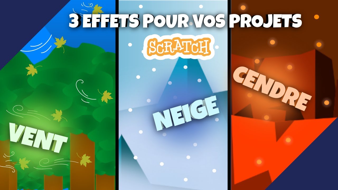 CRÉER 3 STYLES D'ENVIRONNEMENT SUR SCRATCH - TUTORIEL SCRATCH