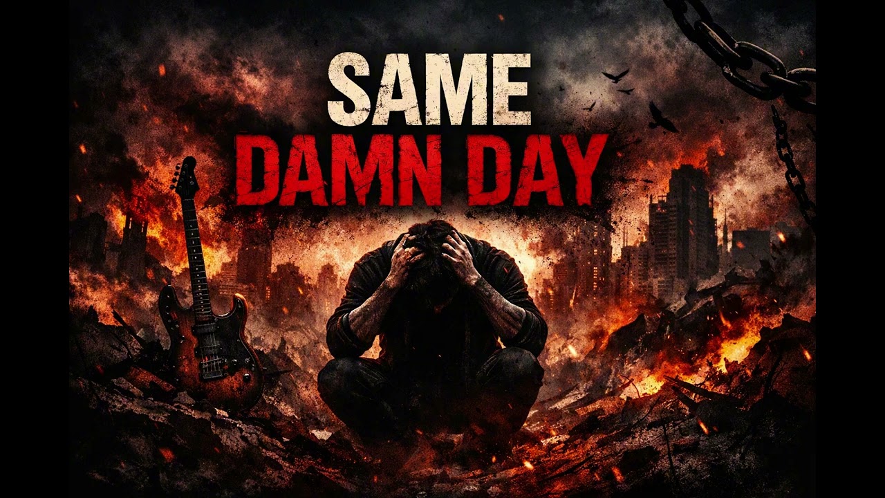 Same Damn Day | Dark Hard Rock Song About Being Tired of Life