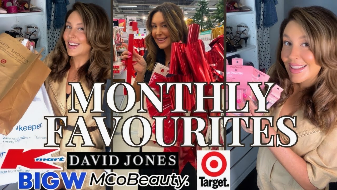 Monthly Favourites- Target/Kmart, McoBeauty BigW & DJs Haul | Australian Womens Life And Style