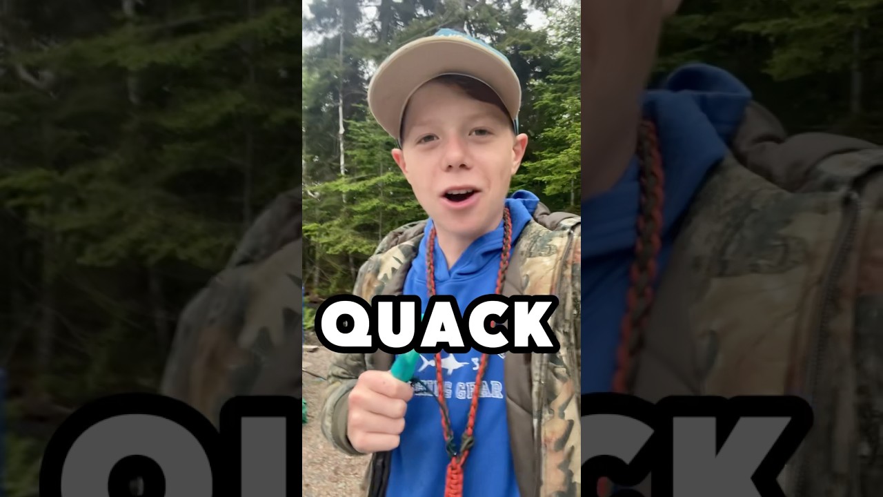 How To Quack On A Duck Call! 🦆 #duck #call #hunting #outdoors