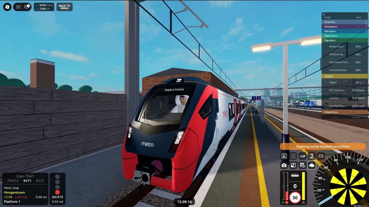 【SCR v2.3.2 Update】SCR R137 Morganstown → Stepford Victoria (Class 756/1) Roblox
