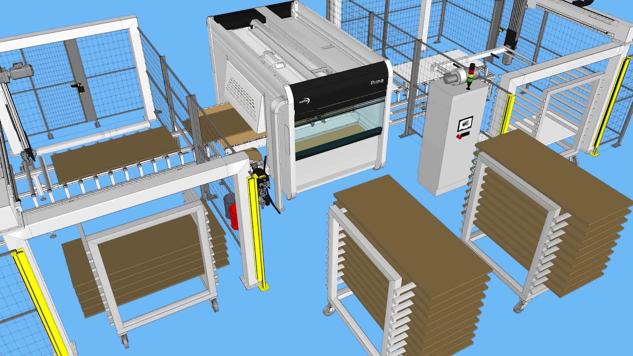 Cefla Automated Entry Door Finishing System