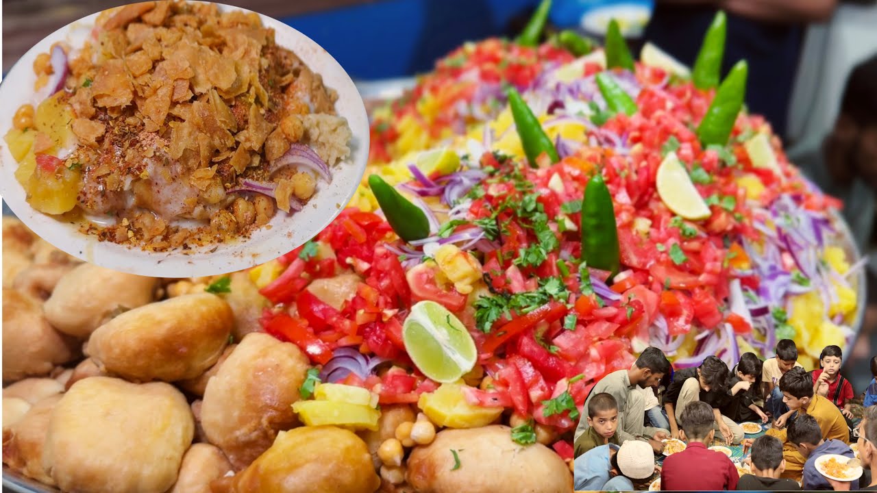 Chana chaat recipe | street style mix chaat by | Farooq ghouri