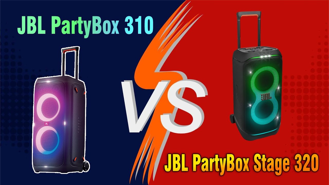 So Sánh Chi Tiết Loa JBL Partybox Stage 320 với Loa Partybox 310 // Nên Mua Loa nào?