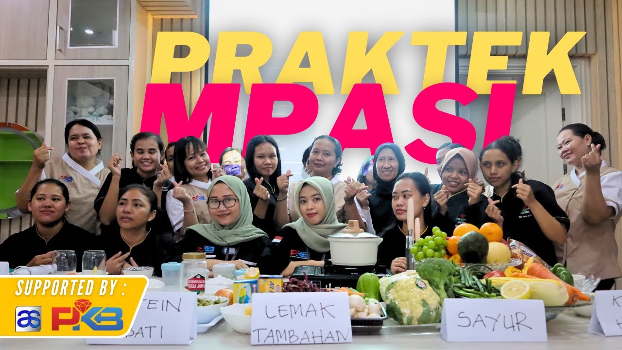 PRAKTEK MPASI, MENU TUNGGAL DAN 4 BINTANG UNTUK  BAYI 6 BULAN - 5 TAHUN .