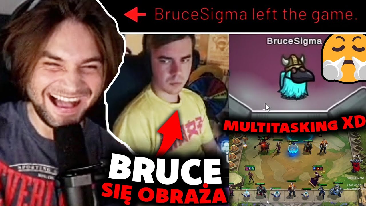Bruce strzela focha i wychodzi z gry 😂 po czym wraca grając w 2 gry jednocześnie