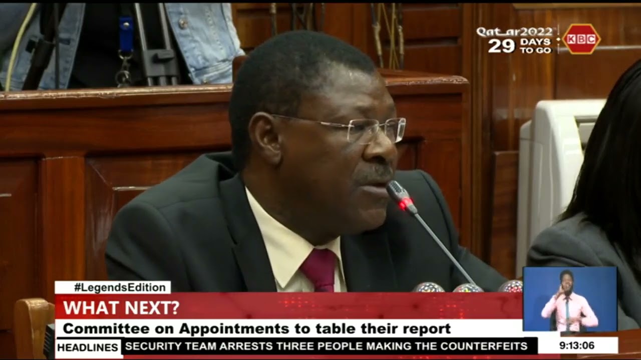 Committee on appointment concludes vetting of nominees to the cabinet and retreats to draw report