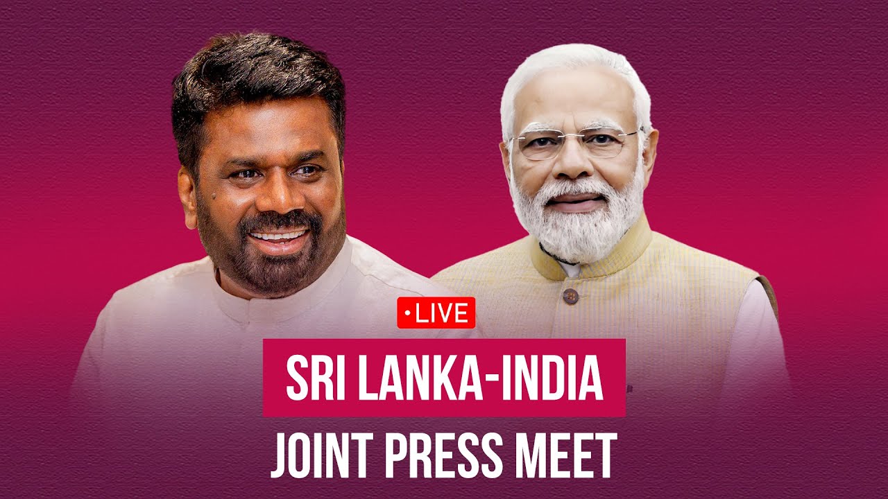 LIVE | Sri Lanka-India | Joint Press Meet | @AnuraDissanayake @NarendraModi