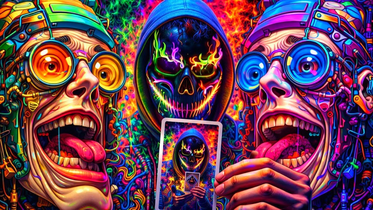 Mind Collapse | Dark Psychedelic Trance with Trippy Horror Visuals