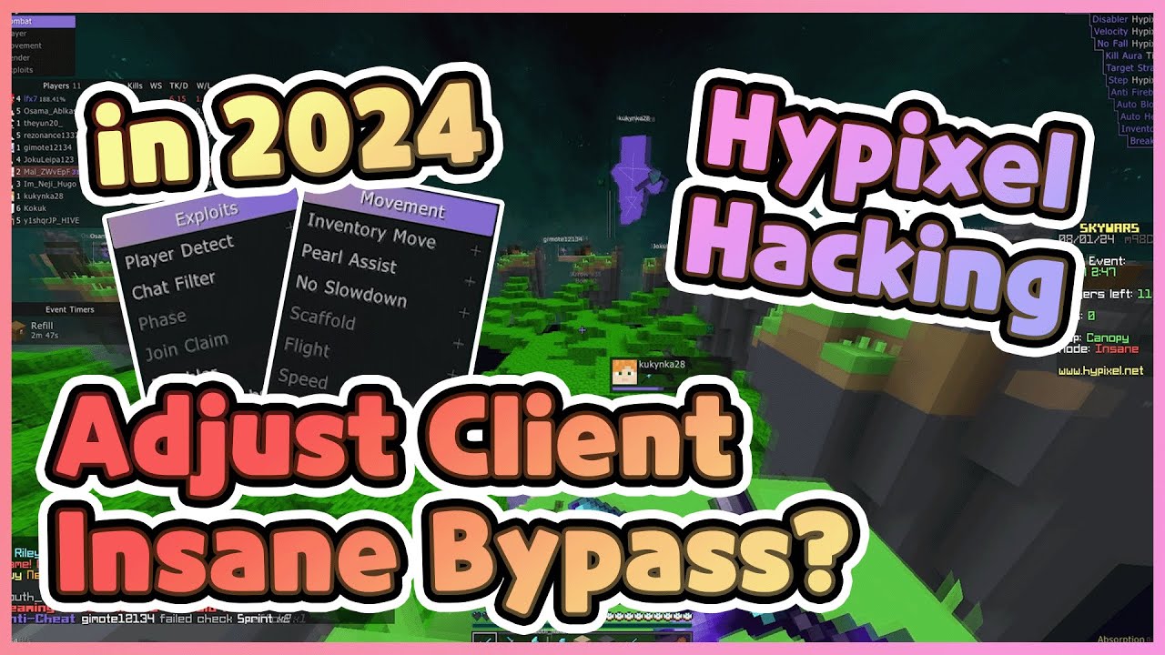 Adjust Client | New Insane Hypixel Bypass in 2024?
