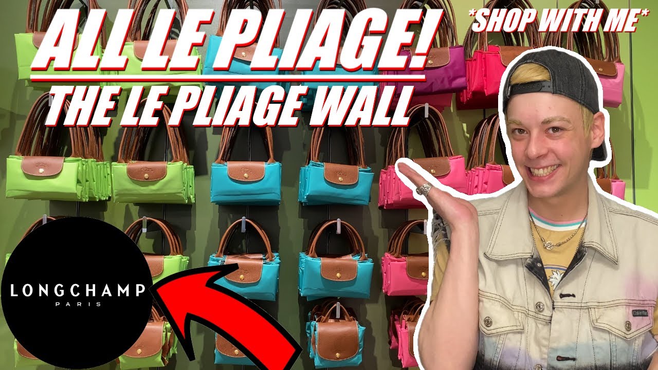 A Longchamp ICON? The Longchamp Le Pliage Wall! *Longchamp Shop With Me*