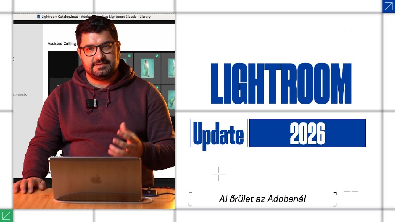 AI őrület az Adobenál - Lightroom 2026 - Mik az újdonságok?