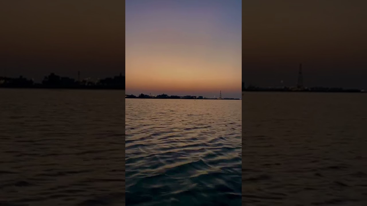 5 minutes of chill at the Arabian gulf sea