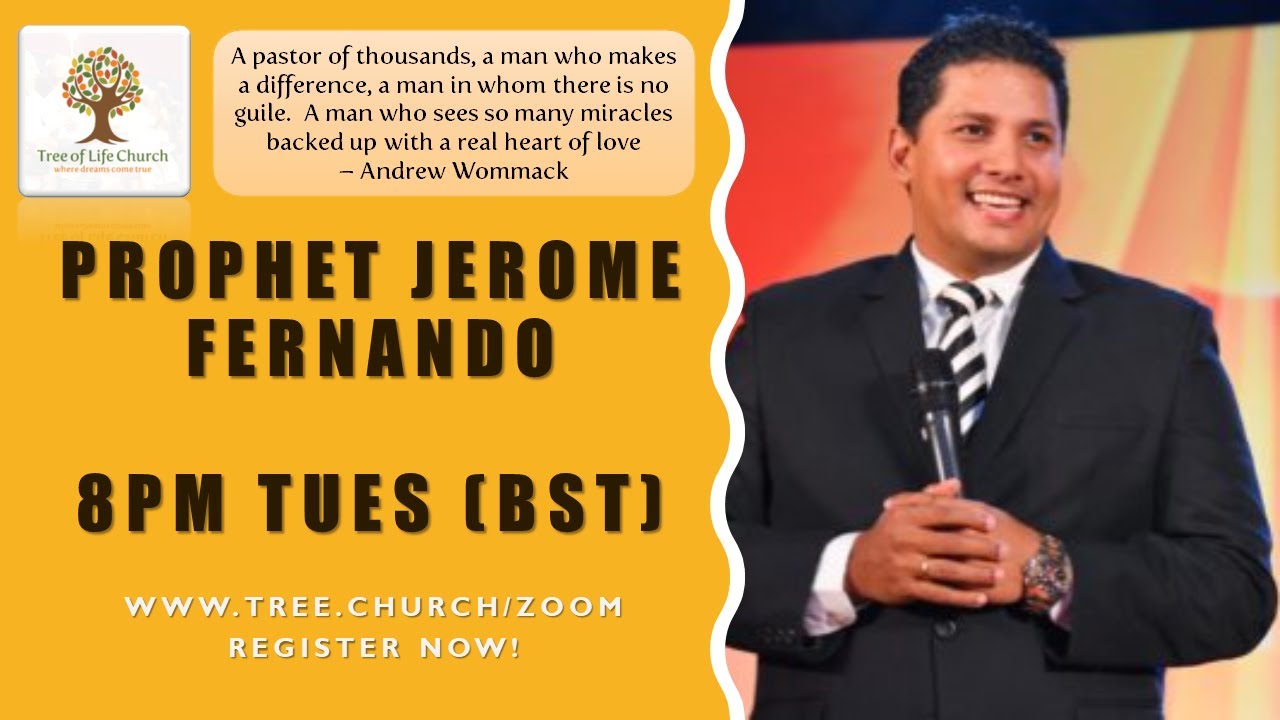 Prophet Jerome Fernando at the Tree